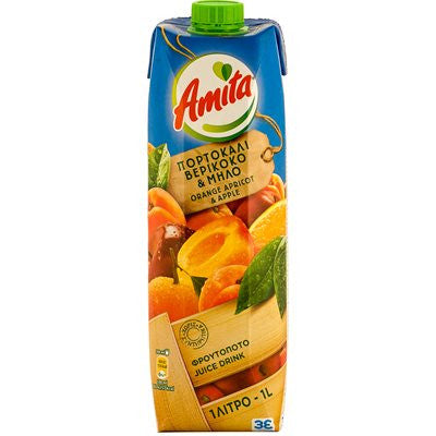 AMITA Orange, Apple & Apricot Nectar 1L tetra pak