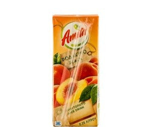 AMITA Peach Juice 250ml tetra pak