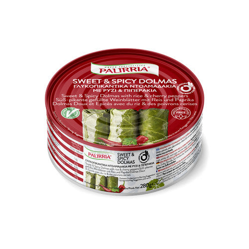 Paliria stuffed vine leaves sweet and spicy 10 oz
