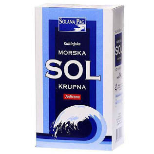 SOLANA PAG Parska Morska Sol ''Coarse'' - Sea Salt 1kg