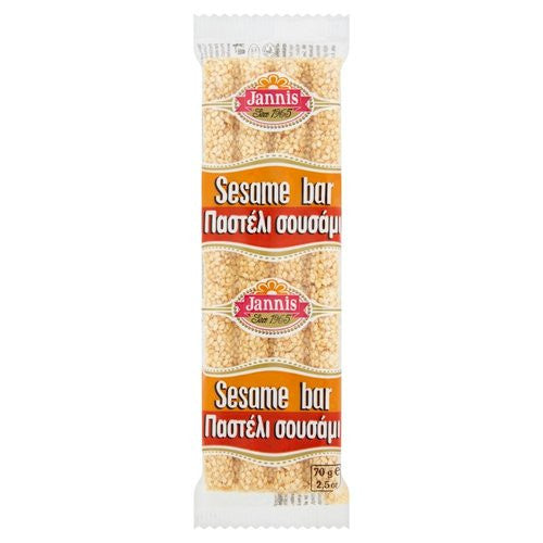 Janis sesame bar (pasteli sousami) 70g bar