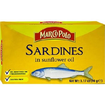 Marco Polo Sardines In Oil 90g