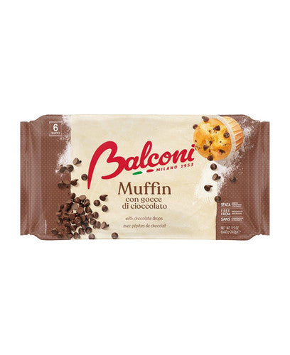 Balconi Muffins 6pcs X40gr Chocolate Chips